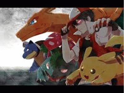 פאזל של rojo con sus pokemons