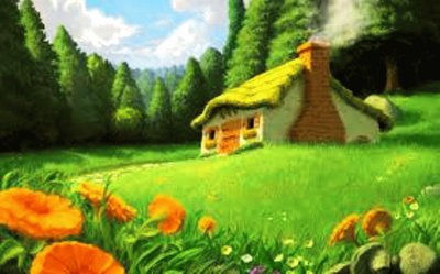 house on the lawn jigsaw puzzle
