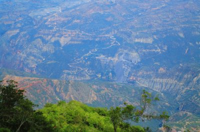 panoramica rio sogamoso hacia los Santos jigsaw puzzle