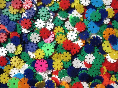 Discos- Colorido,PlÃ¡stico. jigsaw puzzle
