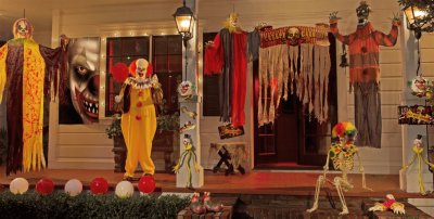 פאזל של Creepy Halloween Clown Decorations