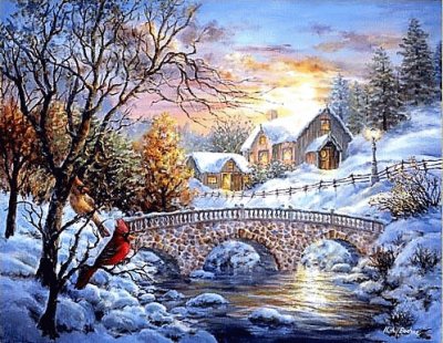 paysage hivernal jigsaw puzzle