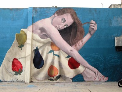 Mural en Montevideo, Uruguay.