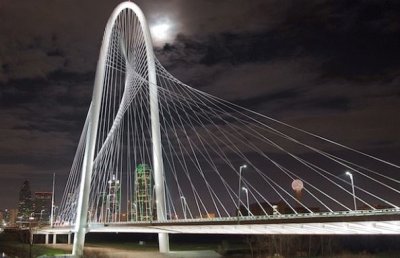 Santiago Calatrava Bridge Dallas jigsaw puzzle