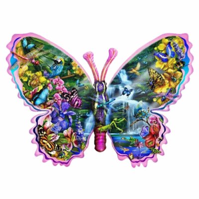 Butterfly jigsaw puzzle