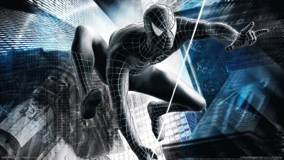 spiderman black jigsaw puzzle