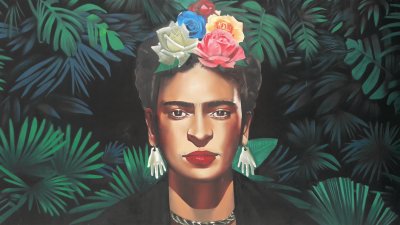 Mural de Frida en Playa del Carmen. jigsaw puzzle