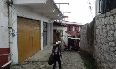 Una calle de Cuetzalan