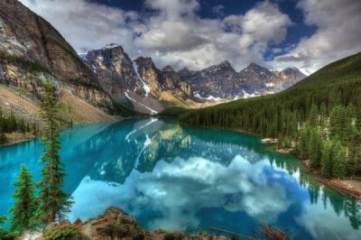 LAGO MORAINE Canada jigsaw puzzle