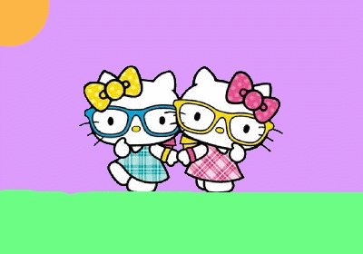 HELLO KITTY Y SU HERMANA jigsaw puzzle