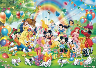 פאזל של Tous les personnages disney