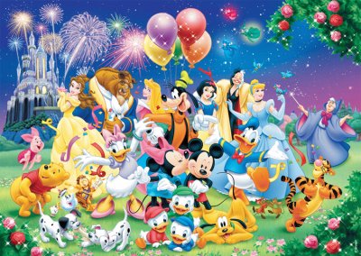 Tous les personnages disney