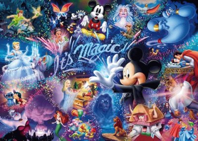 Tous les personnages disney jigsaw puzzle