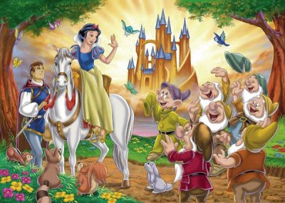 Blanche-neige et les sept nains jigsaw puzzle