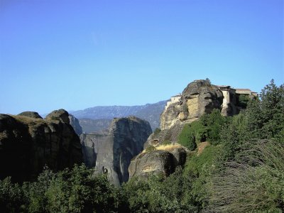 Monasterio en Meteora, Grecia. jigsaw puzzle