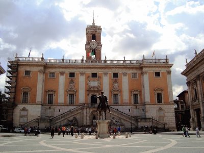 Plaza del Campidoglio, Roma.