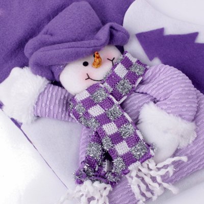 פאזל של Cute Knitted Snowman-Craft