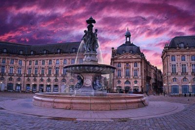 ORAGE SUR LA PLACE DE LA BOURSE jigsaw puzzle