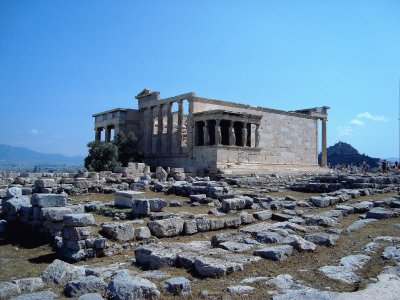 פאזל של ErecteiÃ³n, AcrÃ³polis de Atenas.