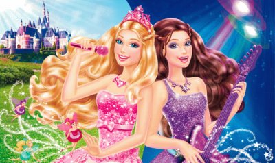 פאזל של BARBIE LA PRINCESA Y LA ESTRELLA DE POP