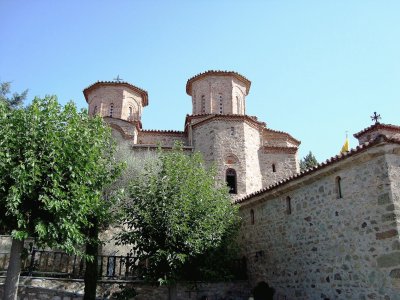Monasterio ortodoxo en Grecia.