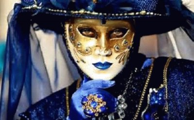 masque bleu jigsaw puzzle