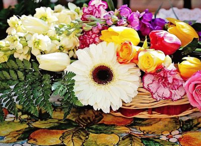 bodegon de flores