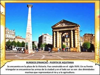 BURDEOS (FRANCIA) â€“ PUERTA DE AQUITANIA