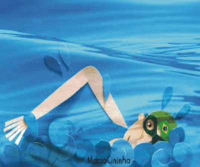 Cindy swimmer jigsaw puzzle