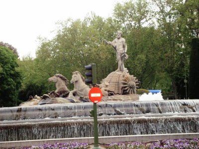 Fuente en Madrid, EspaÃ±a.