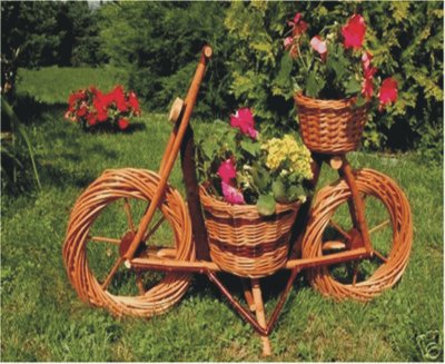 Bicycles with flowers