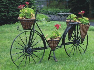 Bicycles with flowers