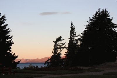 Atardecer en el Nahuel Huapi