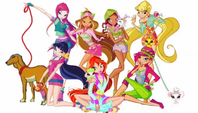 פאזל של winx club