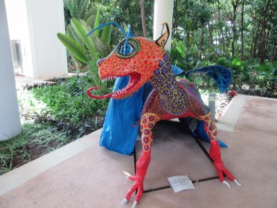 Alebrije en Museo Maya de CancÃºn.