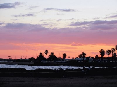 CrepÃºsculo en Montevideo, Uruguay.