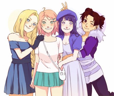 פאזל של Ino, Sakura, Hinata y Tenten