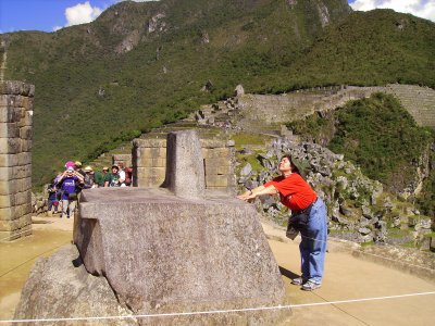 Intihuatana, Machu Picchu. jigsaw puzzle
