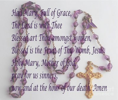 Hail Mary full of grace jigsaw puzzle