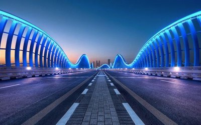 Meydan Bridge in Dubai jigsaw puzzle