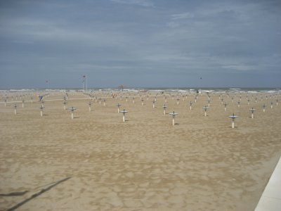 פאזל של Rimini Beach in Off Season, Italy