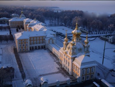 פאזל של palais de Peterhof Russie