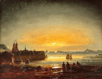 Balke Peder Coucher de soleil jigsaw puzzle