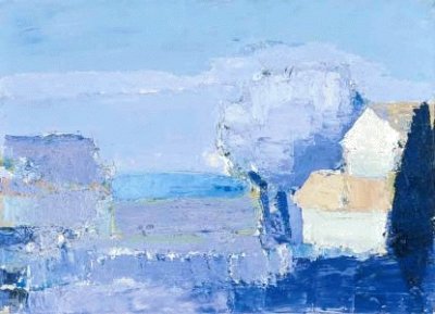 De StaÃ«l paysage bleu