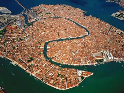 Venise vue d 'avion