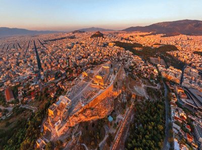 פאזל של AthÃ¨nes vue d 'avion