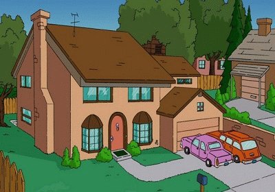 casa de los simpsons