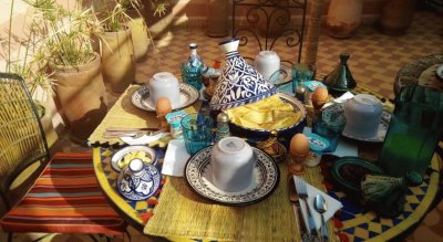 Breakfast Table-Marrakesh