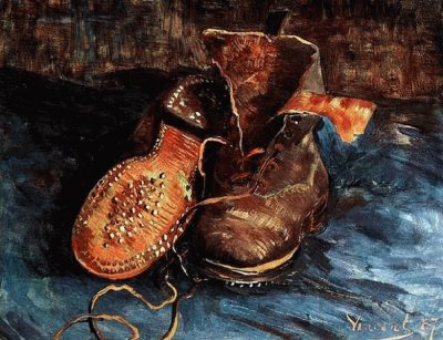 boots, painting