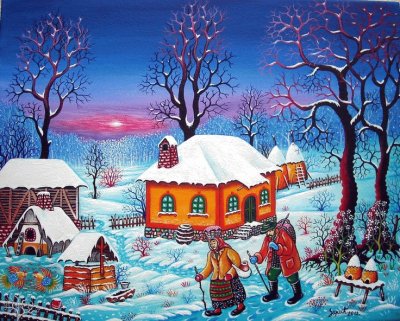 dans la neige jigsaw puzzle